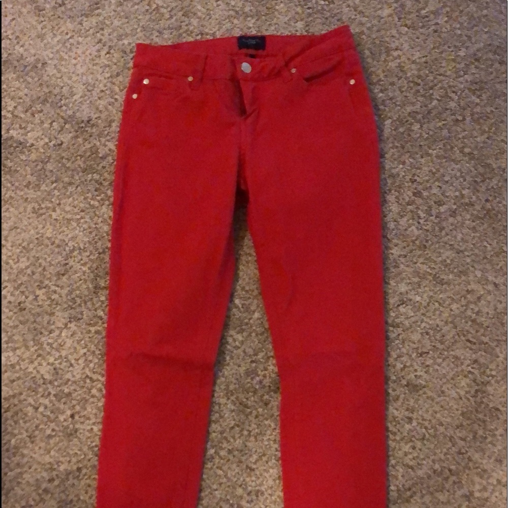 Celeb pink skinnys
